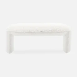 Sitzbank mit Bouclé-Bezug