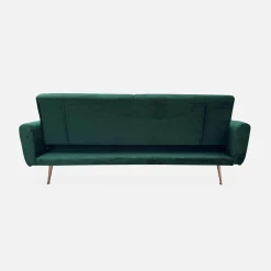 2-3-Sitzer Design Sofa mit Samtbezug