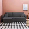3-Sitzer-Ecksofa mit Cordbezug und beidseitig montierbarer Recamiere