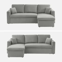 3-Sitzer Ecksofa mit Schlaffunktion