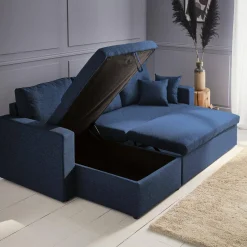 3-Sitzer Ecksofa mit Schlaffunktion
