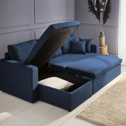 3-Sitzer Ecksofa mit Schlaffunktion