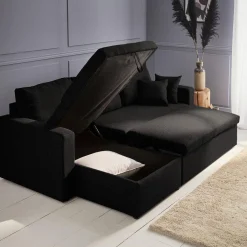 3-Sitzer Ecksofa mit Schlaffunktion