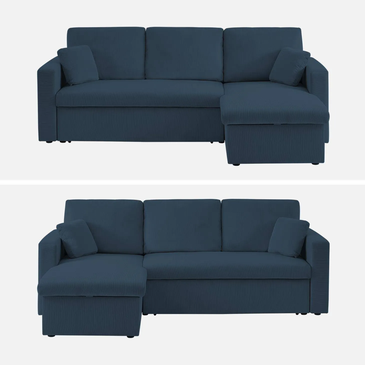 3-Sitzer Ecksofa mit Schlaffunktion