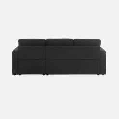 3-Sitzer-Ecksofa, mit Schlaffunktion, Recamiere beidseitig montierbar