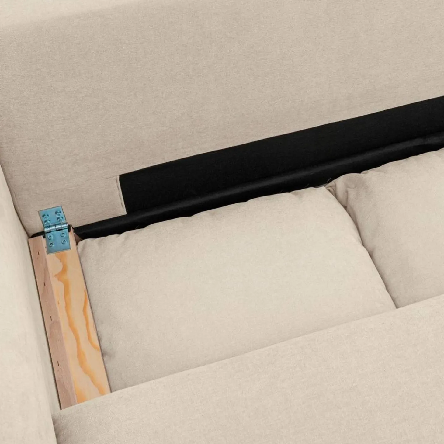 3-Sitzer Ecksofa mit Schlaffunktion und Chenille-Bezug, Recamiere beidseitig montierbar