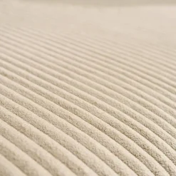 3-Sitzer Ecksofa mit Schlaffunktion und Cordbezug, Recamiere beidseitig montierbar