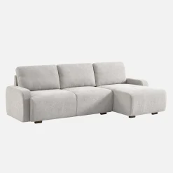 3-Sitzer Ecksofa Recamiere rechts mit Stoffbezug