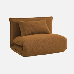 1-Sitzer Schlafsessel mit Bezug aus strukturiertem Bouclé