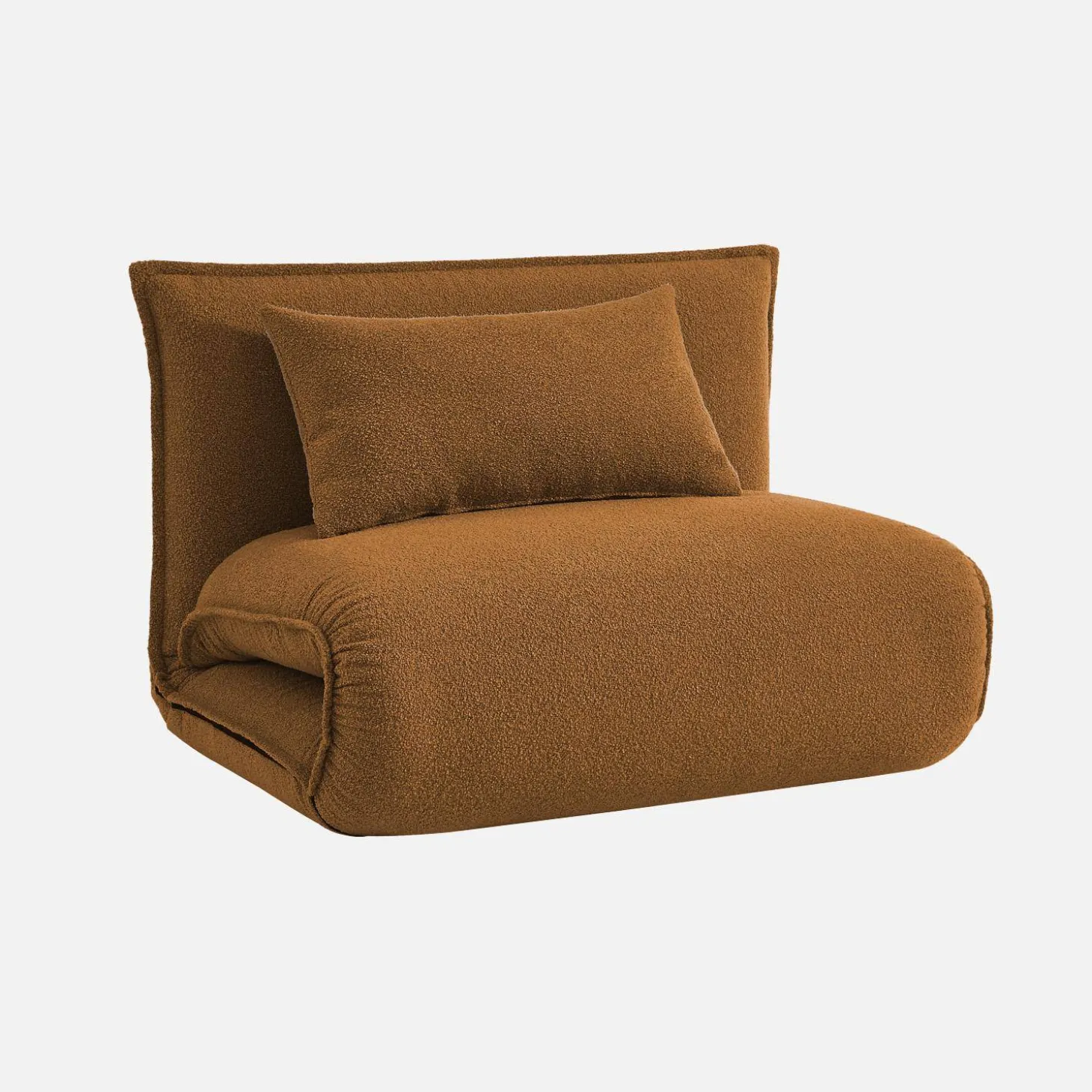 1-Sitzer Schlafsessel mit Bezug aus strukturiertem Bouclé