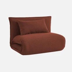 1-Sitzer Schlafsessel mit Bezug aus strukturiertem Bouclé