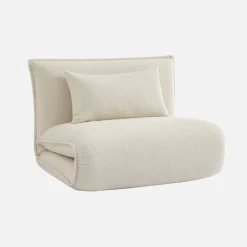 1-Sitzer Schlafsessel mit Bezug aus strukturiertem Bouclé