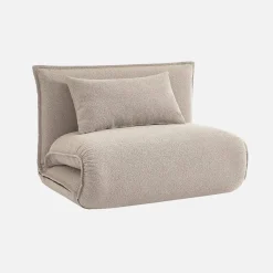 1-Sitzer Schlafsessel mit Bezug aus strukturiertem Bouclé