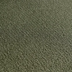 2-Sitzer Schlafsofa aus nussbaumfarbenem Heveaholz mit strukturiertem Bouclé-Bezug