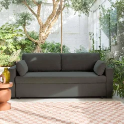 3-Sitzer Schlafsofa Chenille-Bezug