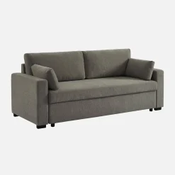 3-Sitzer Schlafsofa Chenille-Bezug