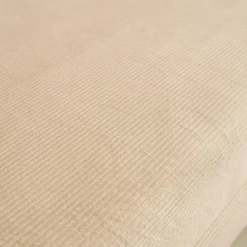 3-Sitzer-Schlafsofa im Vintage-Stil mit Cordbezug und verchromtem Außengestell