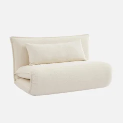 2-Sitzer Schlafsofa mit Bezug aus strukturiertem Bouclé