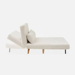 2-Sitzer Schlafsofa mit Bouclé-Bezug