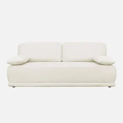 3-Sitzer-Schlafsofa mit Bouclé-Bezug und Stauraum