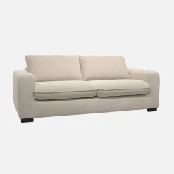 3-Sitzer Schlafsofa mit Chenille-Bezug und 10 cm Matratze - Hergestellt in Frankreich