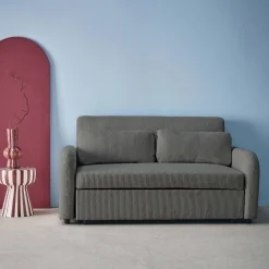 2-Sitzer Schlafsofa mit Cordbezug