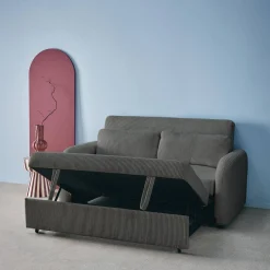2-Sitzer Schlafsofa mit Cordbezug