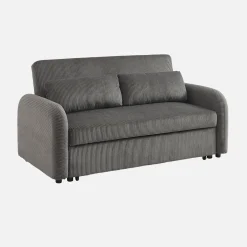 2-Sitzer Schlafsofa mit Cordbezug