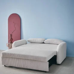 2-Sitzer Schlafsofa mit Cordbezug