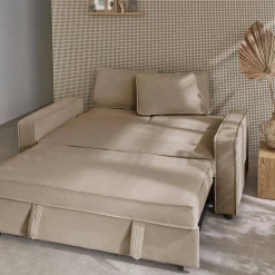 2-Sitzer Schlafsofa mit Cordbezug B 172,5 x T 91,5 x H 88,5cm