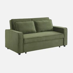 2-Sitzer Schlafsofa mit Cordbezug B 172,5 x T 91,5 x H 88,5cm