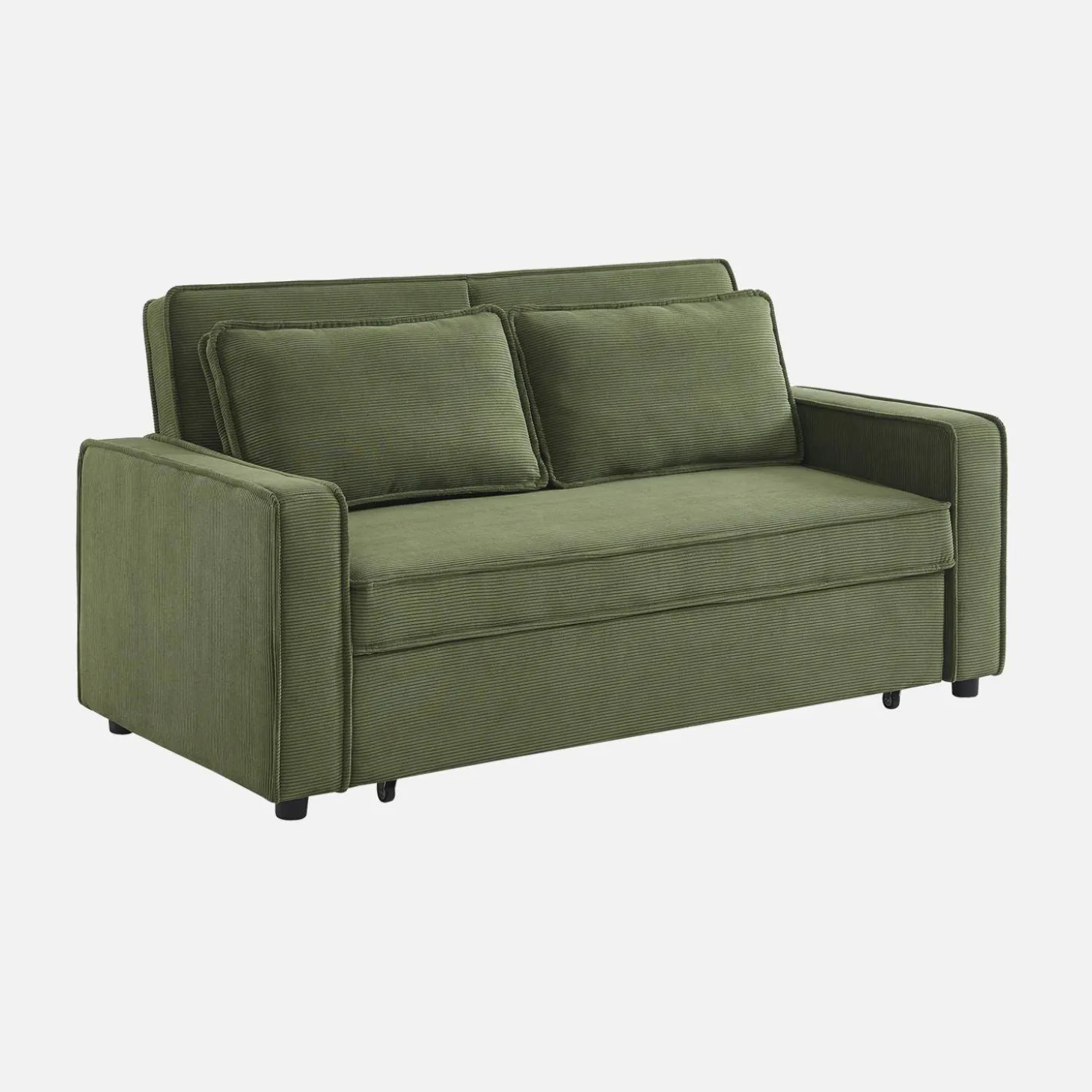 2-Sitzer Schlafsofa mit Cordbezug B 172,5 x T 91,5 x H 88,5cm
