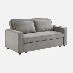 2-Sitzer Schlafsofa mit Cordbezug B 172,5 x T 91,5 x H 88,5cm