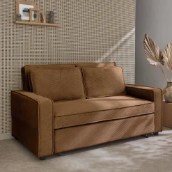 2-Sitzer Schlafsofa mit Cordbezug B 172,5 x T 91,5 x H 88,5cm