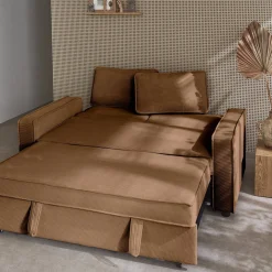 2-Sitzer Schlafsofa mit Cordbezug B 172,5 x T 91,5 x H 88,5cm
