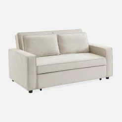 2-Sitzer Schlafsofa mit Cordbezug B 172,5 x T 91,5 x H 88,5cm