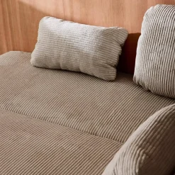 3-Sitzer Schlafsofa mit Cordbezug und Stauraum