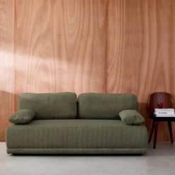 3-Sitzer Schlafsofa mit Cordbezug und Stauraum