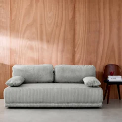 3-Sitzer Schlafsofa mit Cordbezug und Stauraum