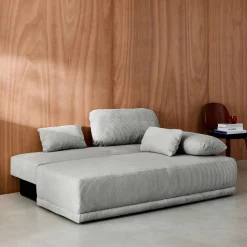 3-Sitzer Schlafsofa mit Cordbezug und Stauraum