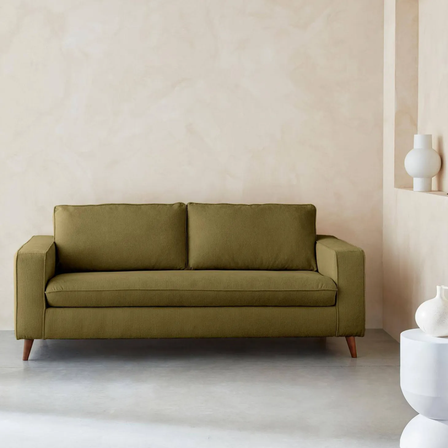 3-Sitzer Schlafsofa mit einer 12 cm dicken Matratze