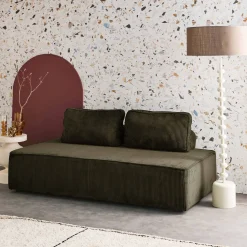2-Sitzer Sessel für ein modulares Sofa - Cordbezug