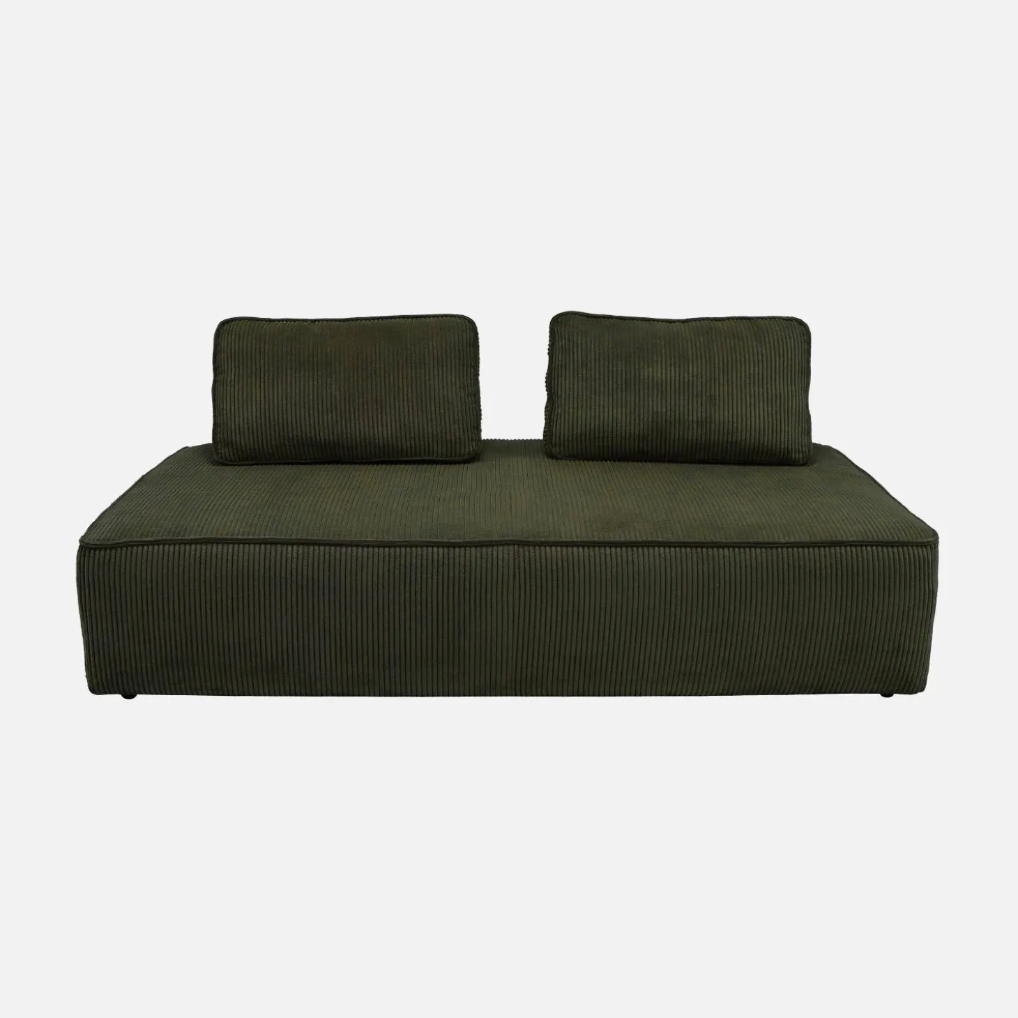 2-Sitzer Sessel für ein modulares Sofa - Cordbezug