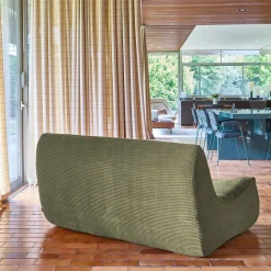 2-Sitzer Sessel mit Cordbezug