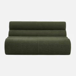 2-Sitzer Sessel mit strukturiertem Bouclé-Bezug