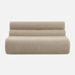 2-Sitzer Sessel mit strukturiertem Bouclé-Bezug