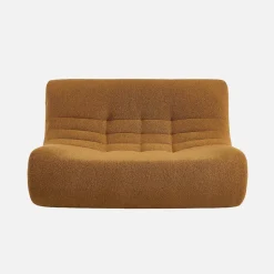 2-Sitzer Sessel mit strukturiertem Bouclé-Bezug