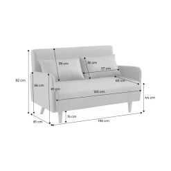 2-Sitzer Sofa