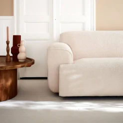 3-Sitzer Sofa Bouclé-Bezug