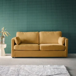 2-Sitzer-Sofa mit abnehmbaren Stoffbezügen